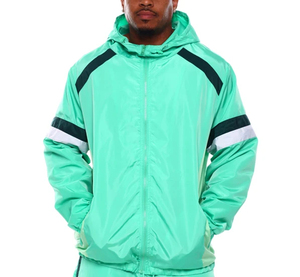 Custom Logo Printed Casual <b>Waterproof</b> Heavyweight Polyester Windbreaker Men Track Suits Outdoor Tracksuit <b>Set</b> - Product Image 3