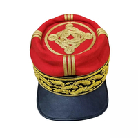 ALEMANA WW2 M43 FIELD VISOR CAP GRIS LANA KEPI CON INSIGNIA