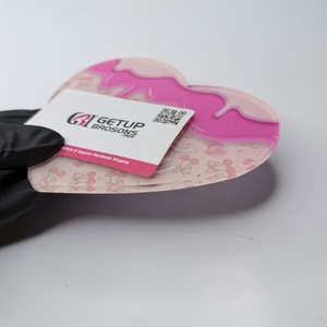 Latest Sustainable Custom Acrylic Lash Tile Magnet Eyelash Extension Tweezers Heart Flower Diamond Oval Shapes-Multifunctional - Product Image 3