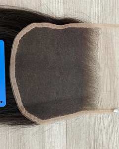 Extensions de Cheveux Humains Vietnamiens Raw de Couleur Noire Naturelle 100% Droite 4X4 HD - Product Image 3