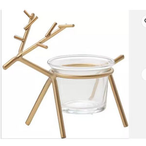 Bougeoir en renne noir Bougeoir décoratif festif de première qualité des fabricants et des fournisseurs - Product Image 1