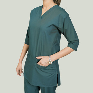 Tenues médicales de haute qualité pour hôpital, uniformes de médecin, uniformes d'infirmière pour femmes, uniformes médicaux à manches courtes, ensembles de pantalons de jogging avec logo - Product Image 6