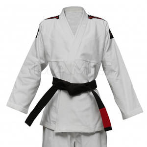 Ropa de artes marciales, uniforme de Karate con logotipo personalizado, alta calidad, 100% algodón, duradero, de secado rápido, transpirable, servicio OEM para venta al por mayor - Product Image 4