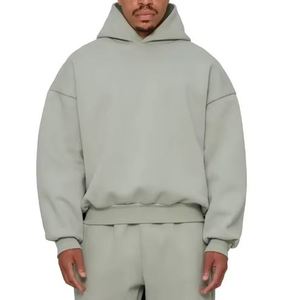 Sudadera con capucha de gran tamaño Hombres Cómodo Algodón suave Uso diario OEM Impresión personalizada Proveedor de fábrica - Product Image 4