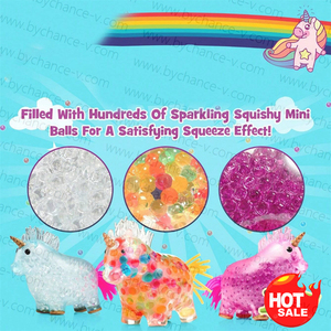 กระเป๋าใส่ของจุกจิกสำหรับเด็กของเล่นไล่ล่าอีสเตอร์ยูนิคอร์นแบบบีบสำหรับงานเลี้ยงปาร์ตี้ - Product Image 4