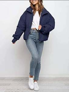 Chaqueta acolchada de Invierno para mujer personalizable, abrigo cálido acolchado con burbujas para exteriores, para el exterior, para el exterior, para el momento de la MS-JS-0033 - Product Image 3