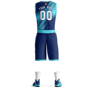 Services OEM, uniforme de basket-ball de style moderne, haute qualité, design personnalisé, unisexe, antibactérien, toutes saisons, polyester BSCI - Product Image 6