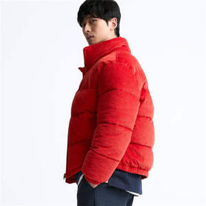 Veste matelassée pour homme, col montant personnalisé, de haute qualité, décontractée, pour l'hiver, avec poches, manches longues, coupe régulière - Product Image 4