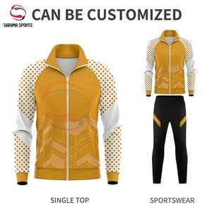 Chándal Deportivo de Poliéster para Hombre, Nueva Temporada, para Entrenamiento de Club, Otoño Invierno, con Cremallera, para Correr - Product Image 2