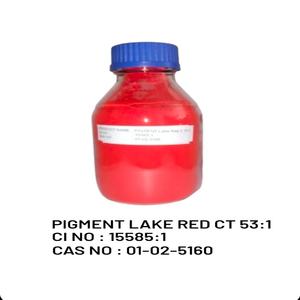 Pigmento de tinta orgánico rojo 53:1 sin azo, polvo ecológico para recubrir proyectos de manualidades DIY, exportación directa a la India - Product Image 2