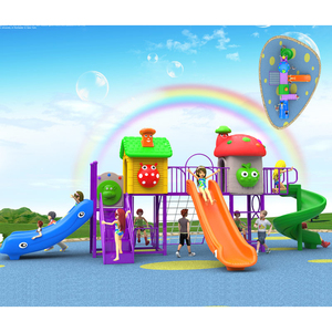 Trẻ Em Ngoài Trời Playsets Mầm Non Sân Chơi Nhựa Trượt Trẻ Em Toddler Swing Set Cho Trẻ Em Bé Thiết Bị - Product Image 5