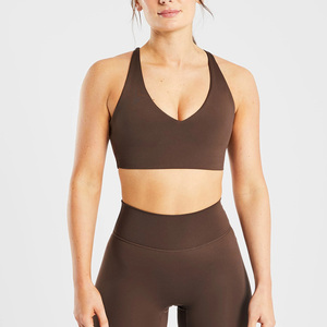 Sujetador Deportivo para Mujer de Último Diseño, Soporte Alto, Espalda Cruzada, Ropa Deportiva para Gimnasio, Material Suave de Secado Rápido, Top de Moda - Product Image 1