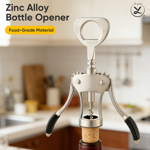 Sacacorchos Profesional <span class=keywords><strong>de</strong></span> Acero Inoxidable Ecológico, Resistente, Plano y Delgado para <span class=keywords><strong>Bar</strong></span> - Product Image 1