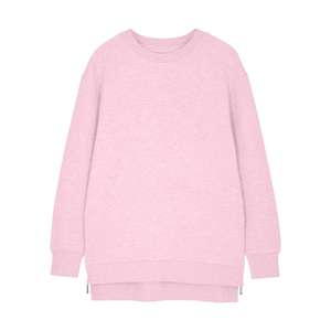 Sudadera con Capucha Deportiva Holgada de Felpa de Algodón Grueso de Alta Calidad para Mujer, con Logotipo Personalizado, Color Sólido, Informal, de Invierno, 2 Piezas - Product Image 5