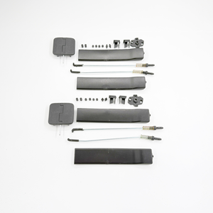 Kit de réparation de loquet de fenêtre coulissante 7H0847781B, 2 ensembles pour VW Transporter T5 Multivan Caddy III - Product Image 2