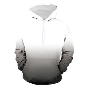 Winter New Men's Women's 3D Printed Gradient Comfortable Warm Daily Casual Sports Hoodie 100% Cotton Fleece Windproof - Product Image 1