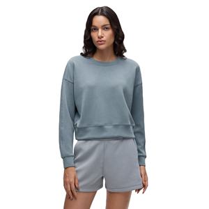 Conjunto de Verano Informal de Alta Calidad, Conjunto de Sudadera con Cuello Redondo y Pantalones Cortos Deportivos para Mujer - Product Image 1