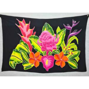 Pareos Hawaianos Pintados a Mano 100% Rayón de Alta Calidad, Ropa de Playa Personalizada al por Mayor, Cubierta para las Islas del Pacífico Asiático HPSU001-02-180 - Product Image 1