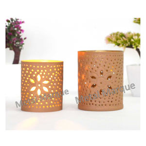 Porte-bougie votif en métal chaud pour mariage et décoration intérieure, bougie votive fantaisie de qualité supérieure, décoration intérieure pour Diwali et Noël - Product Image 1