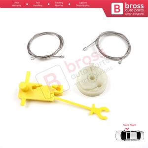 Juego de Reparación de Elevalunas Eléctrico Delantero Derecho BWR5498 para Trafic MK2 X83 JL FL EL Vivaro Primastar 2001-2015 7700311821 - Product Image 3