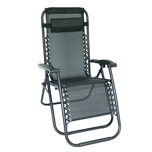 Silla de Jardín Plegable Portátil para Exteriores, Tumbona de Playa, Muebles Ajustables de Gravedad Cero con Almohada - Product Image 1