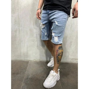 Best Quality Breathable Summer Denim <b>Short</b> Casual Solid Color Cotton Denim <b>Short</b> <b>Jeans</b> Pant for <b>Men</b> Denim <b>Shorts</b> Distressed - Product Image 3