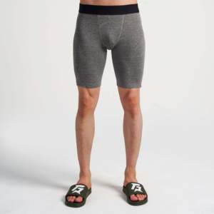 Cuissard de cyclisme réversible Elite, coupe ajustée, vêtements de sport, pantalon de compression en nylon gris - Product Image 4