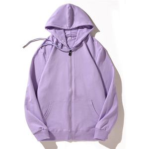Sweat à capuche de luxe surdimensionné pour hommes en coton épais Streetwear d'hiver avec fermeture à glissière Logo personnalisé brodé sweat à capuche chaud - Product Image 4