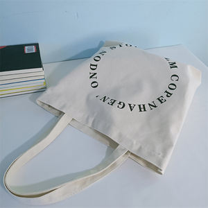 กระเป๋าช้อปปิ้งผ้าคอตตอนหูจับยาวกระเป๋าช้อปปิ้งแฟชั่นใหม่ทันสมัยกระเป๋าช้อปปิ้งผ้าคอตตอนหูจับยาวมีขนาดที่กำหนดเองได้ - Product Image 6