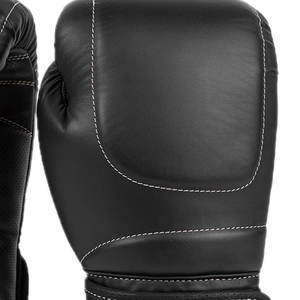 Guantes de boxeo de cuero vintage profesionales acolchados personalizados para deportes al aire libre y lucha estilo liso - Product Image 6