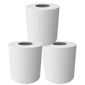 Qualité doux non blanchi bambou papier hygiénique serviettes salle de bain jetable rouleau papier papiers hygiéniques