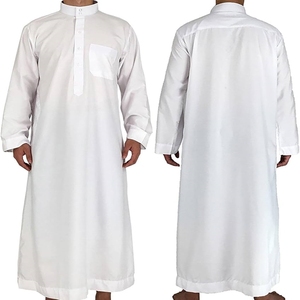 2024 último diseño islámico Thobe para hombres marroquí elegante y cómodo tradicional hombres Thobe tradicional musulmán - Product Image 1