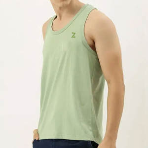 Men's Casual <b>Workout</b> <b>Tank</b> <b>Top</b> 100% Cotton Breathable Knitted Fabric Best Wholesale Plain Gym <b>Top</b> - Product Image 3