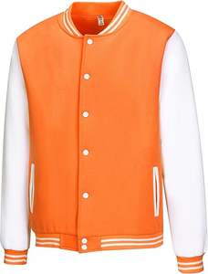 Chaquetas de Béisbol Casuales para Hombre, Bordado Personalizado de Letras, Cuello Alto, Tela de Lona, Chaquetas para Hombre, Envío DDP - Product Image 5