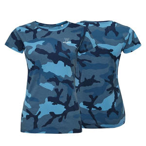 Camiseta de moda de mujer de manga corta informal extra suave OEM tela de punto de sublimación de poliéster de alta calidad precios al por mayor - Product Image 1