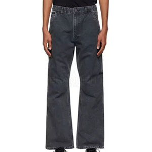 Pantalons pour hommes à usage régulier, vêtements décontractés, logo et taille personnalisés, vente en gros, prix raisonnable, pantalons pattes d'éléphant lavés pour hommes - Product Image 1