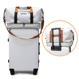 Bolsa de Gimnasio Deportiva Casual, Resistente al Agua, de Gran Capacidad, para Viajes Cortos, de Poliéster, con Correa para el Hombro - Product Image 2