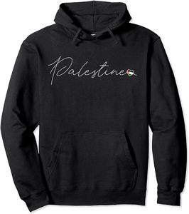 Sudadera con capucha Palestina gratis para adultos Impresión de sublimación 3D Cuello redondo Bordado 100% Algodón Temporada de invierno - Product Image 4