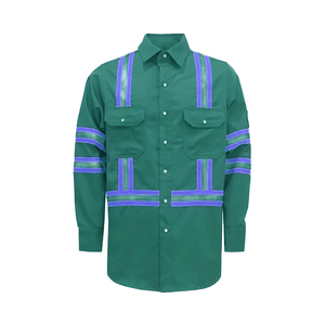 KEEM BROTHERS - Camiseta de Seguridad de Alta Visibilidad, Antiestática, Resistente al Fuego, de Primera Calidad, Diseño Personalizado, Mangas Largas, Protección Contra la Radiación - Product Image 1