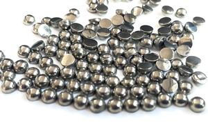 Natural Super calidad superior pirita 9mm cabujón redondo calidad AAA - Product Image 3