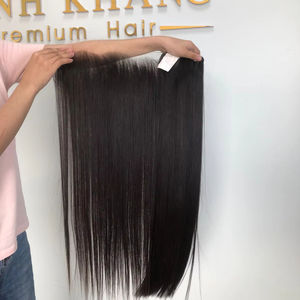 Peluca de Cabello Humano Virgen con Frente de Encaje HD 13x6, Nudos Individuales, Cutícula Alineada, Sin Remy, Liso, Extensiones de Cabello Humano Dobles Hechas a Máquina - Product Image 3