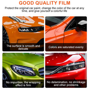 Rollo de envoltura de vinilo para vehículo con función antiarañazos para el cuerpo, película PPF de color TPU autocurativo, negro brillante, rojo, <span class=keywords><strong>rosa</strong></span>, gris Nardo - Product Image 3