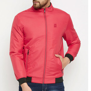 Chaqueta Bomber de Invierno para Hombre, Estilo Casual, Tallas Grandes, Color Sólido, Cuello Camisero, Cierre de Cremallera, Teñido Liso, Impermeable, ¡Gran Venta! - Product Image 1