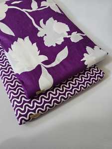 Ensemble de tissu denim tissé non cousu, haut et bas |   Coton imprimé de Jaipur |   60x60 Coton |   1 lot 5m Haut 5m Bas |   Costume pour filles - Product Image 2