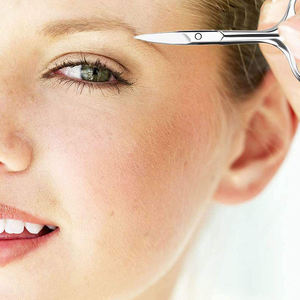 <b>Nail</b> <b>Scissors</b> Stainless Steel Semi Curved Blades Comfortable Ergonomic Grip <b>Scissors</b> <b>for</b> Beauty Salon - Product Image 6