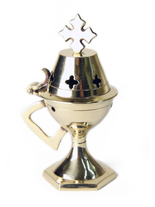 Brûleur d'encens Bakhoor DesignerGold, la plus haute qualité, en laiton artisanal, brûleur d'Oud arabe pour fournisseur en gros par l'Inde - Product Image 6