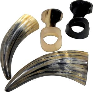 100% Corne à boire médiévale Viking naturelle Corne à bière de style animal poli à vendre par le fabricant indien AALIYAN IMPEX - Product Image 5
