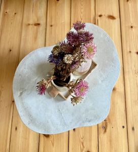 Nouveau style de luxe tables basses en pierre et table d'appoint meubles de salon portables vente en ligne pour la maison et la chambre à coucher - Product Image 1