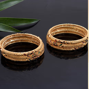 Brazaletes de joyería de mano para mujer de alta calidad, brazalete de moda de hueso de latón hecho en India, pulseras de joyería de moda, precio de fábrica - Product Image 1