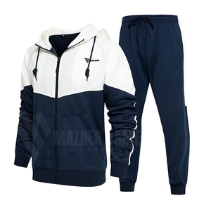 ชุดกีฬาวิ่งออกกำลังกายระบายอากาศได้สองชิ้นสำหรับผู้ชายและผู้หญิงชุดวอร์มออกแบบได้ตามต้องการสำหรับฤดูหนาว - Product Image 3